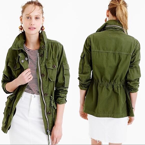 J. Crew PXS Field Mechanic Jacket Green Meghan Markle Favorite - Picture 6 of 10